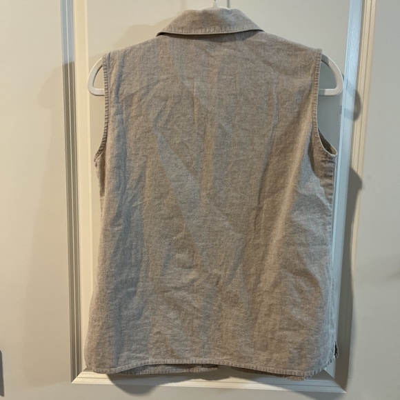 floral collared button-up blouse - Picture 3 of 3